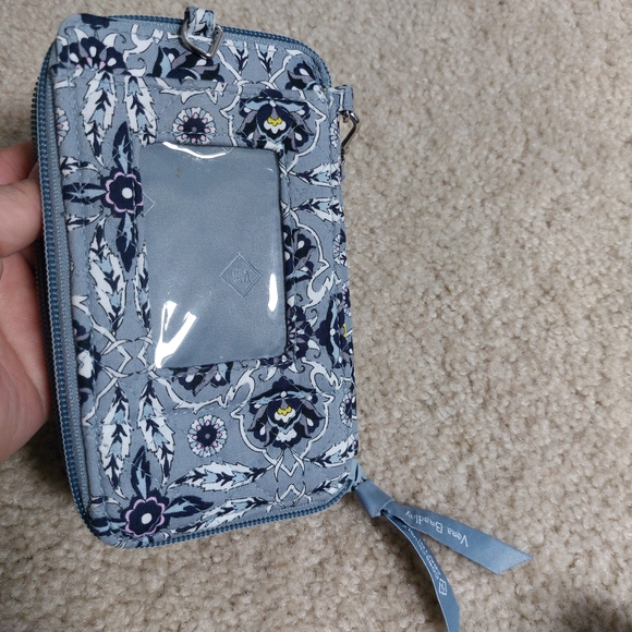 Vera Bradley Blue Floral Wristlet Wallet - Picture 3 of 4